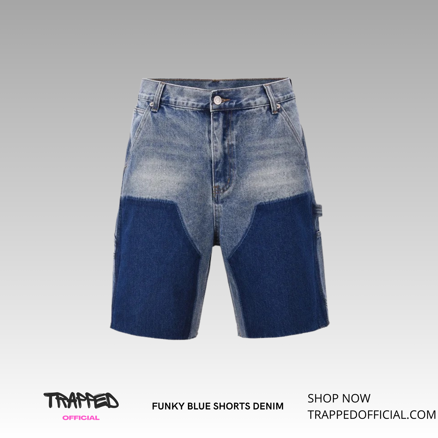 Funky Blue Denim Shorts