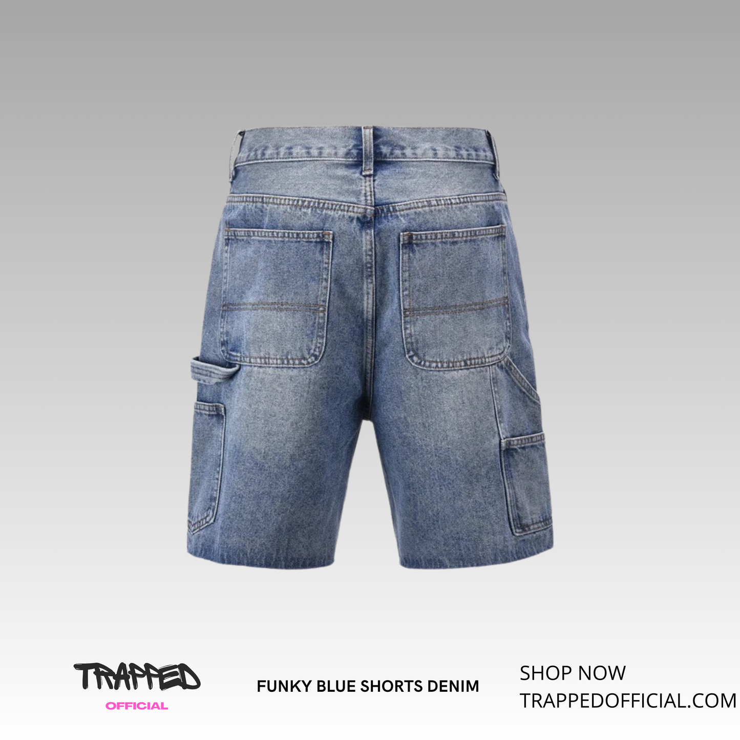 Funky Blue Denim Shorts