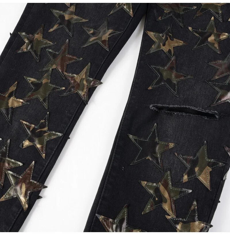 Camo Star Denim