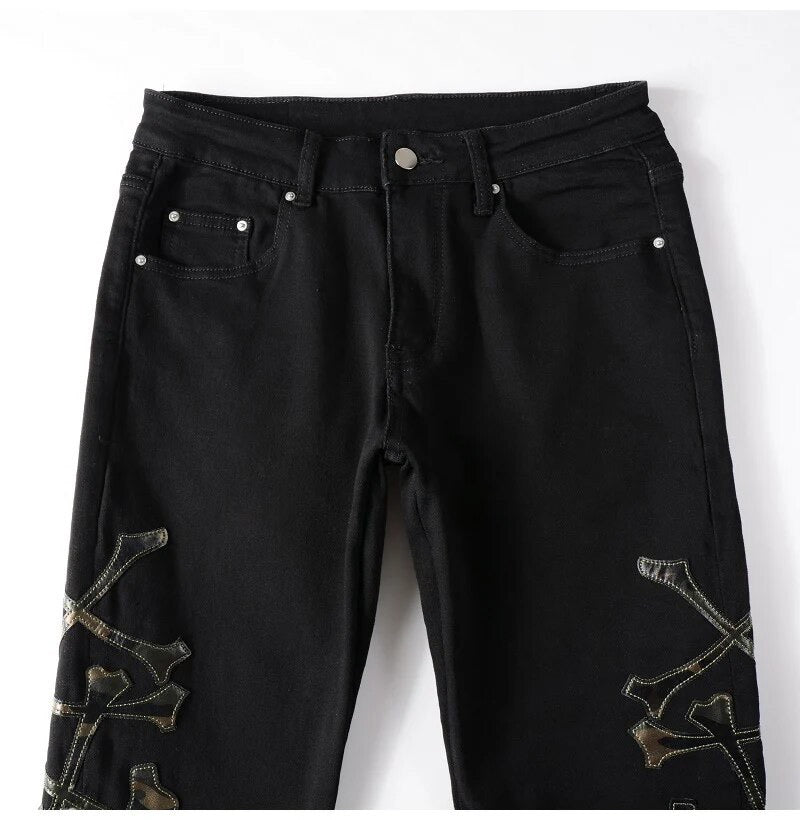 Camo Cross Denim