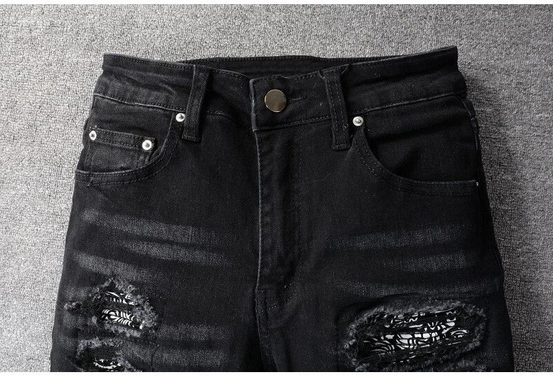 Black Bandana V33 Denim