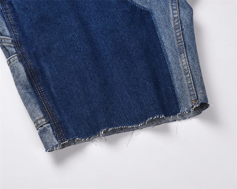 Funky Blue Denim Shorts