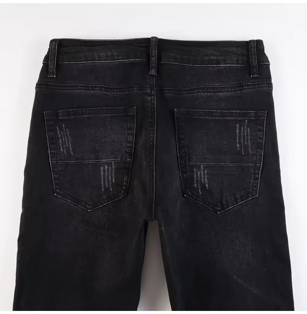 Classic Black Blue Sky Denim