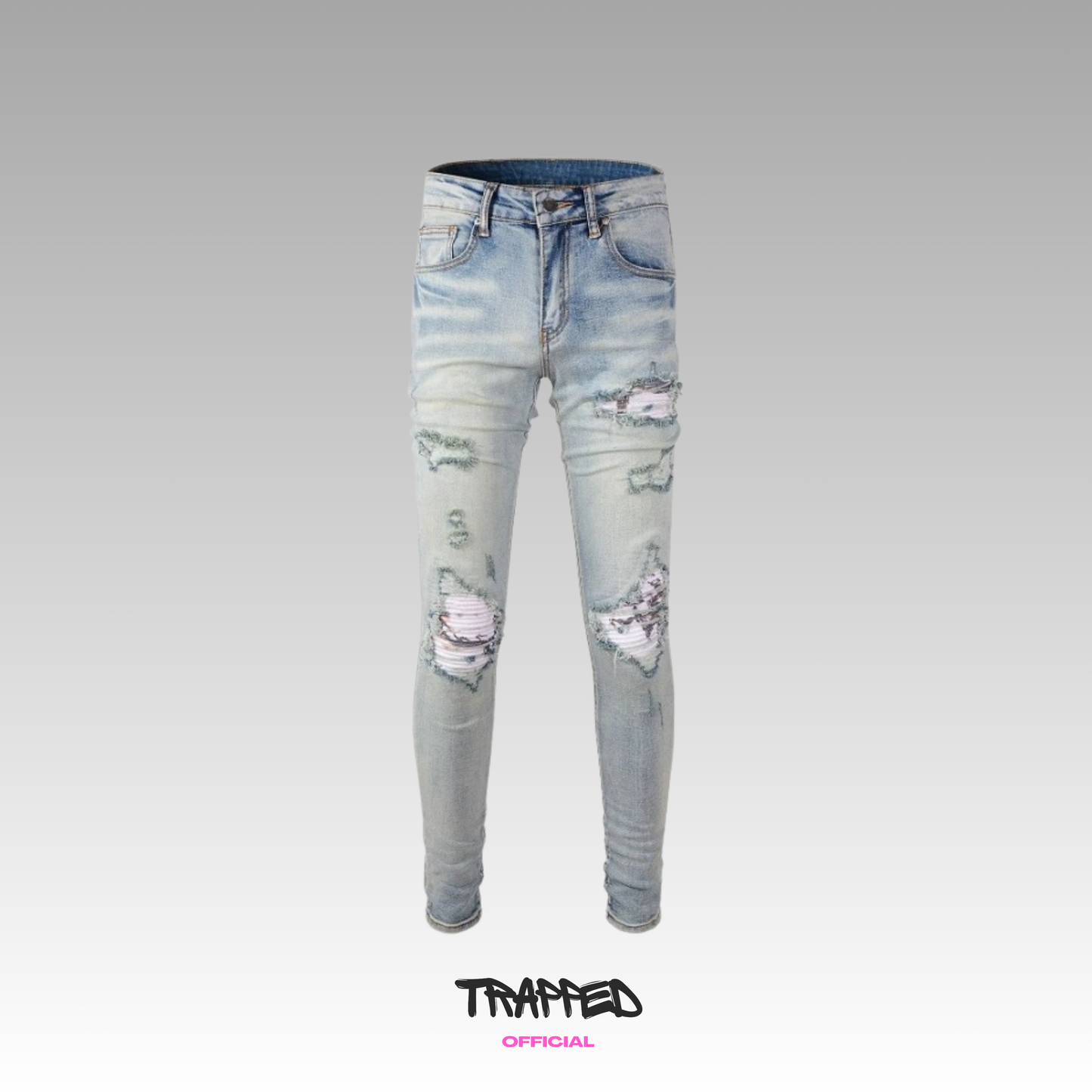 Pink Patern V15 Denim