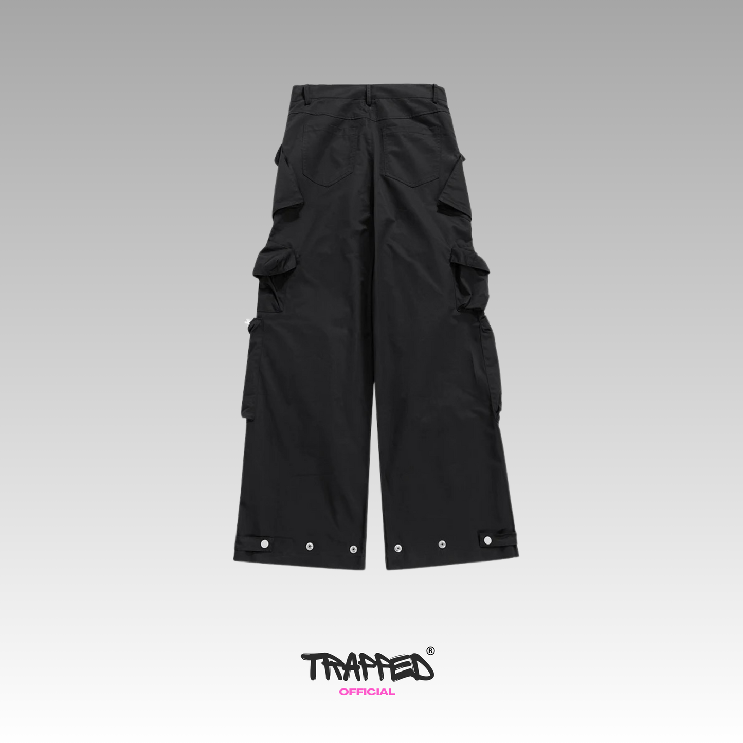 "Trapped" Task Pants Black