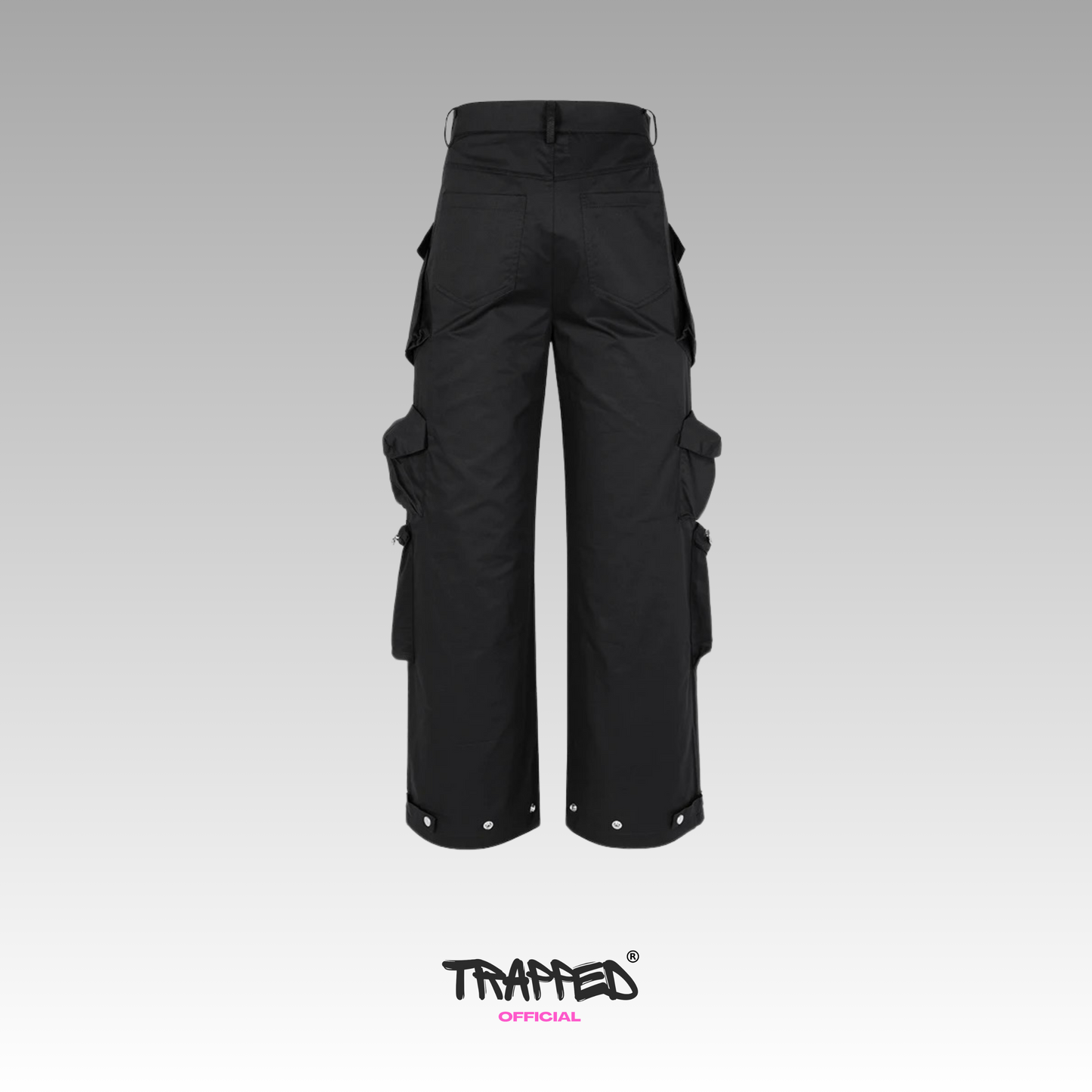 "Trapped" Task Pants Black