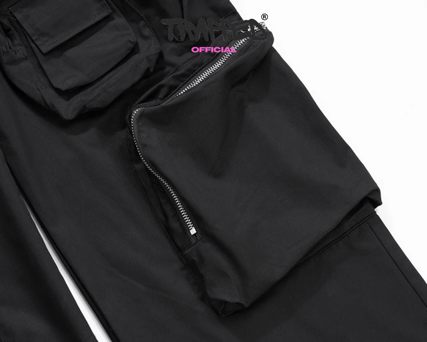 "Trapped" Task Pants Black