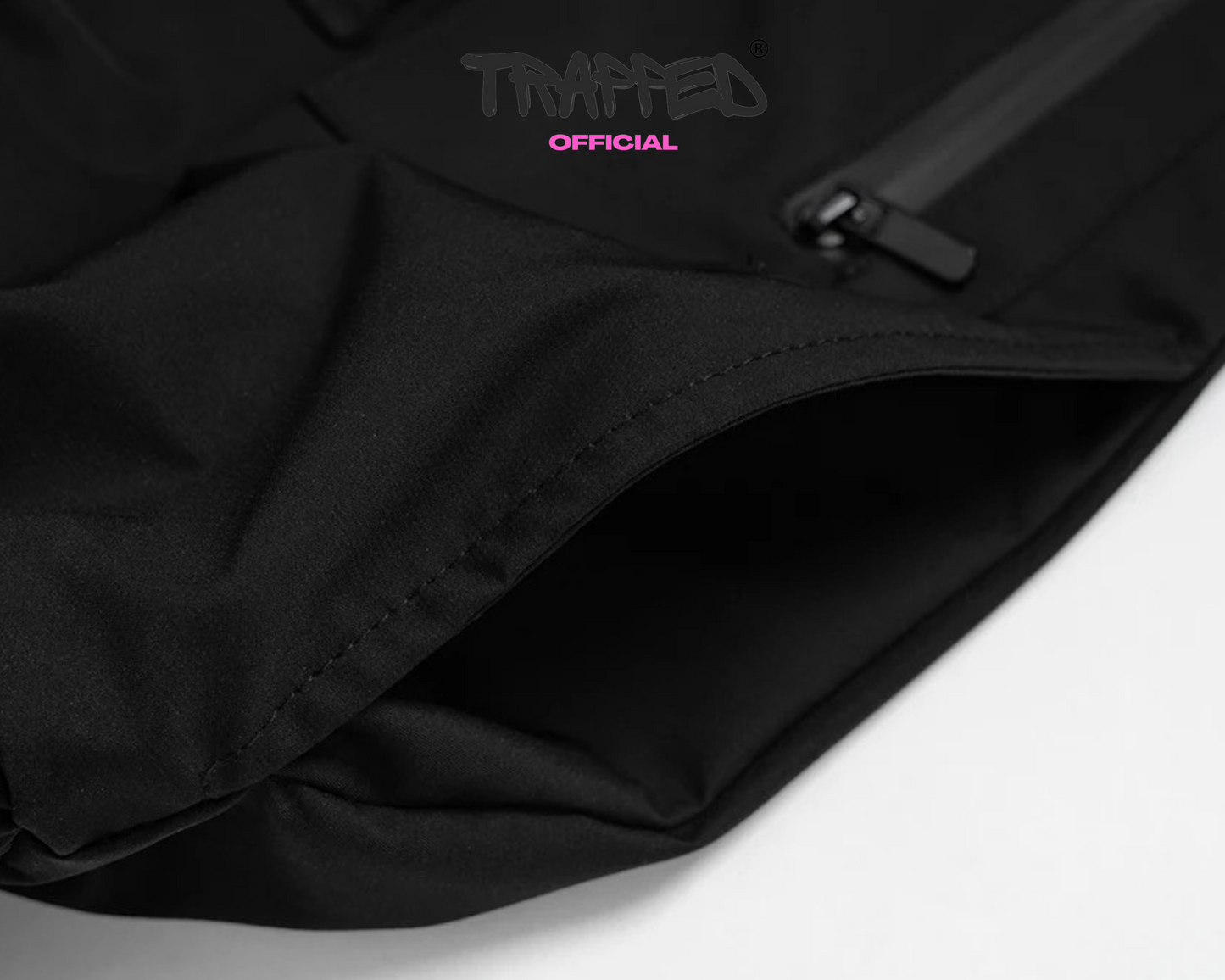 "Trapped" Task Shorts FullBlack