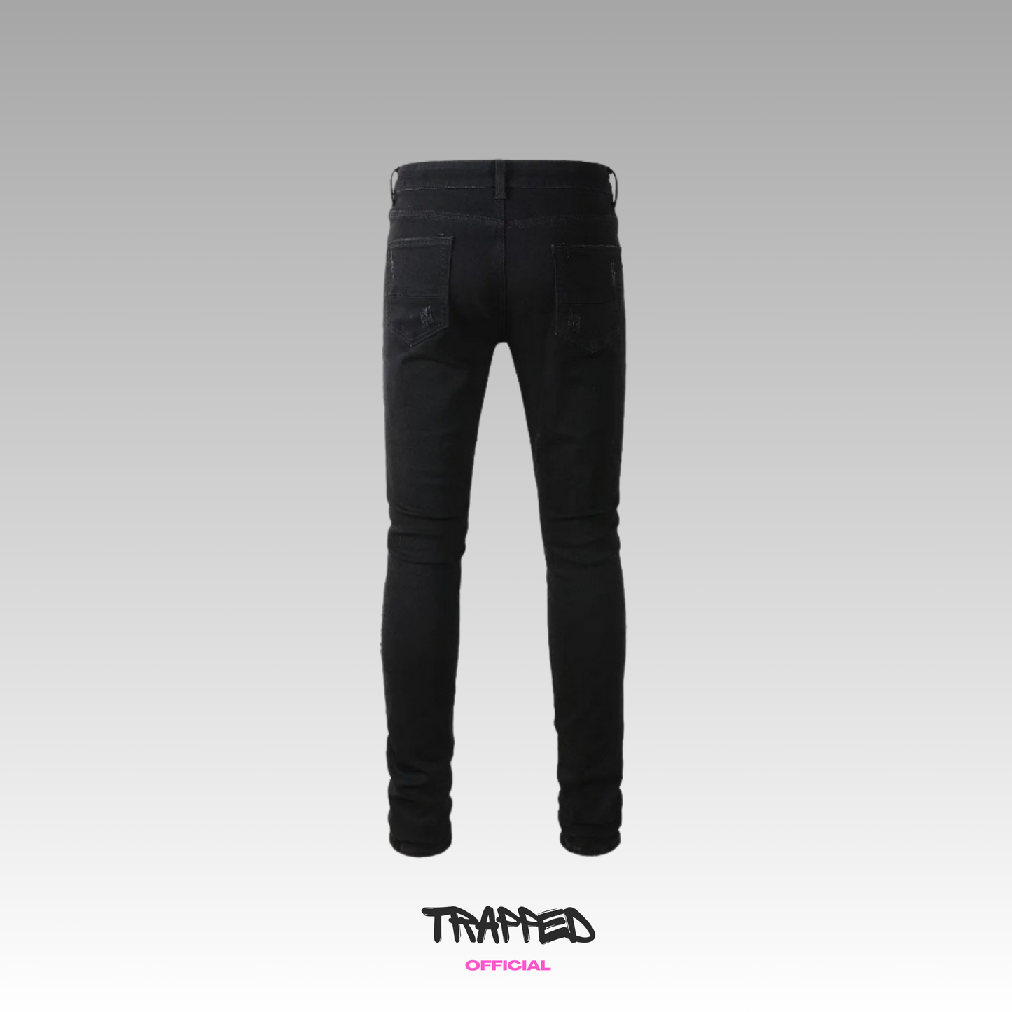 Black Leopard Denim 