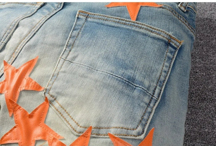 Orange Star Denim