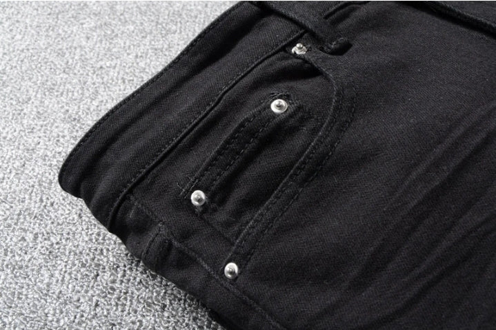 Full Black Denim