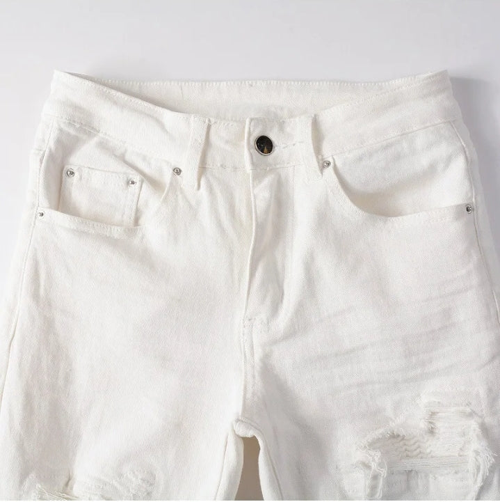 Full White Coco Denim 