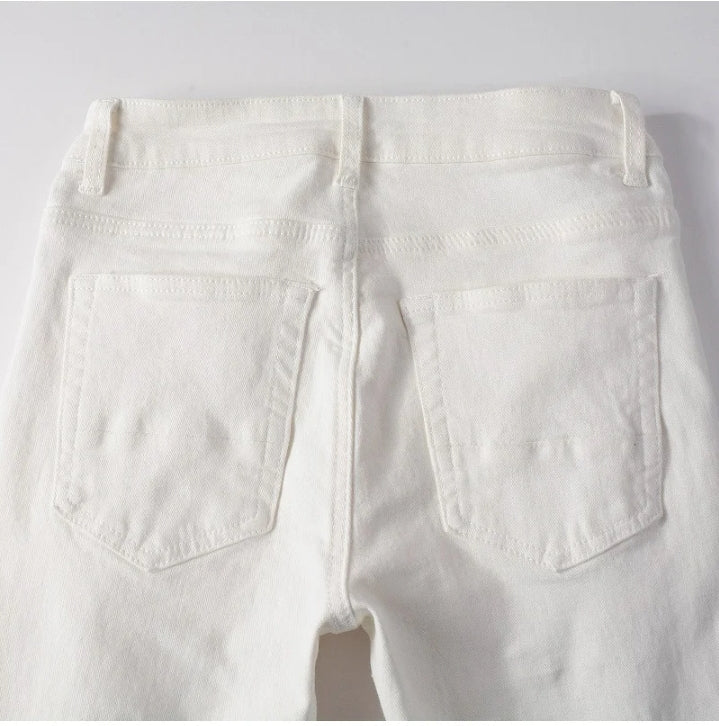 Full White Coco Denim 