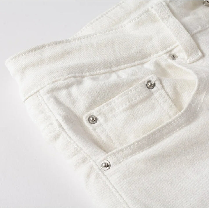 Full White Coco Denim 