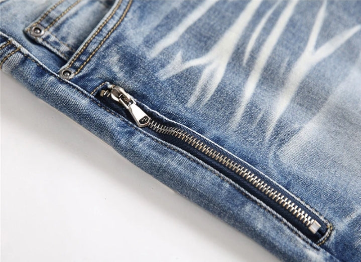 Classic Blue Biker V17 Denim 