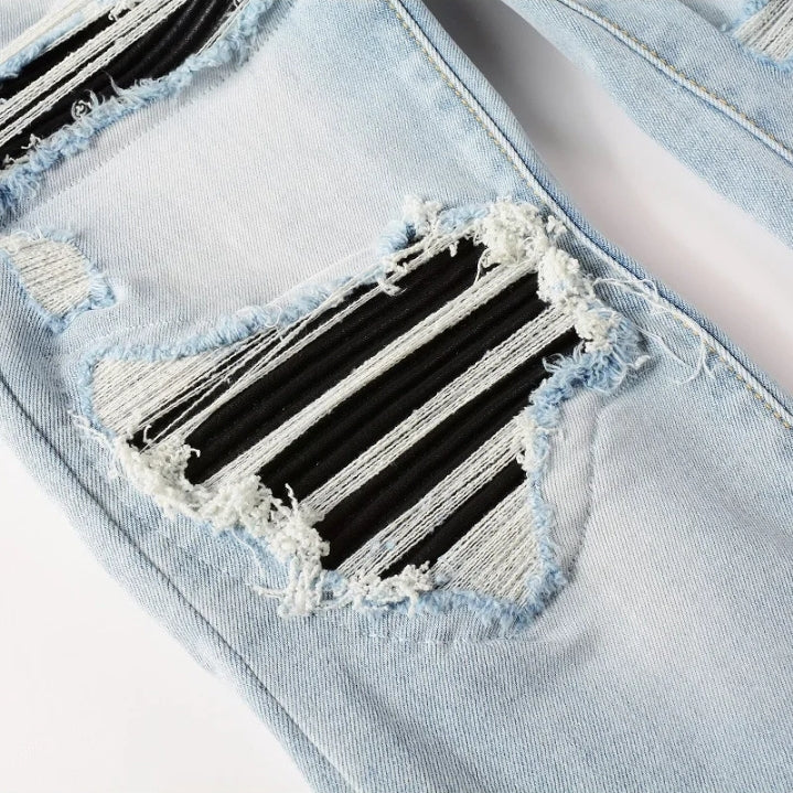 Black Ripped V3 Denim 