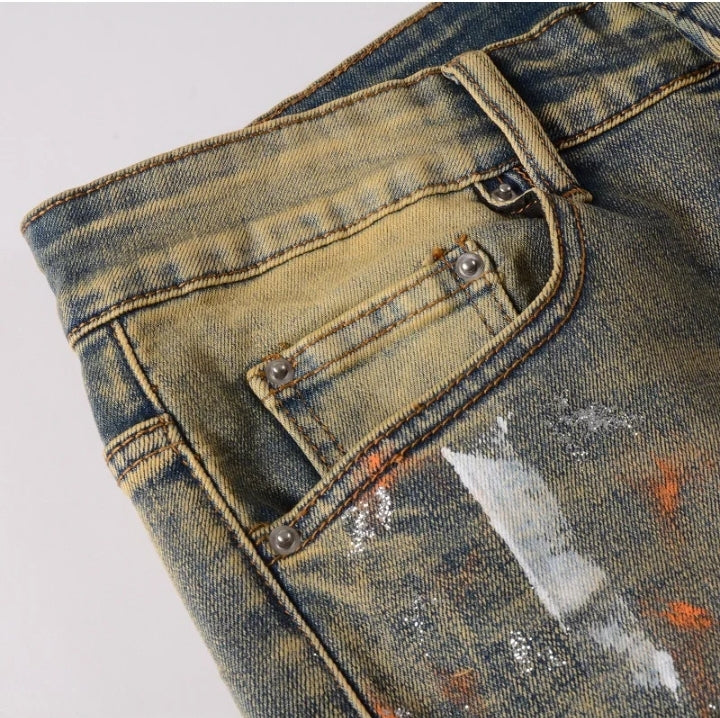 Yell Paint Denim