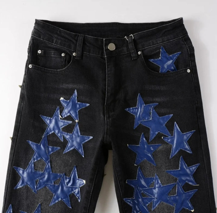 Dark Blue Star Denim