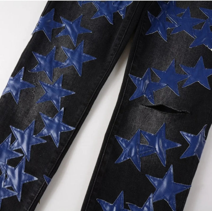 Dark Blue Star Denim