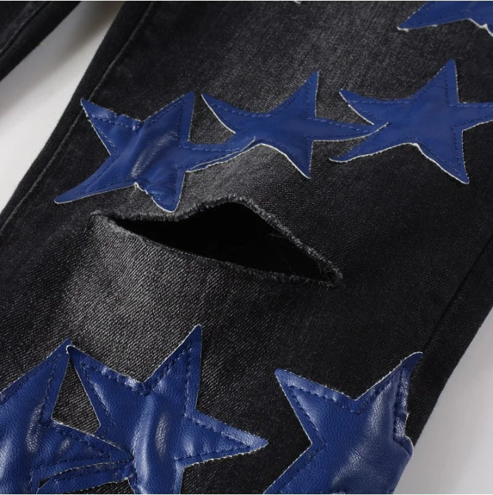 Dark Blue Star Denim